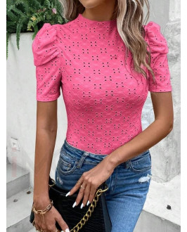 Ružové madeirové tričko 