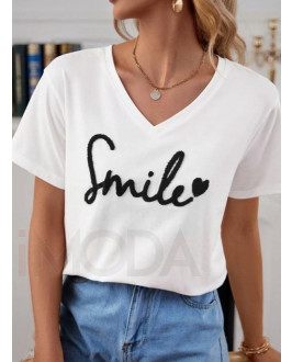 Biele tričko SMILE