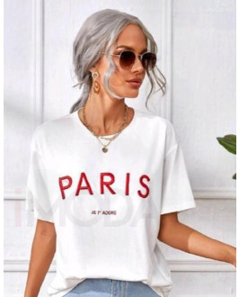 Biele tričko PARIS
