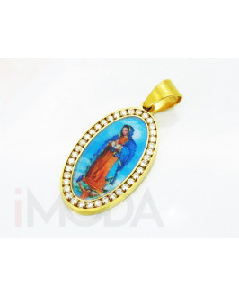 Dámsky oceľový prívesok medailón Mária 