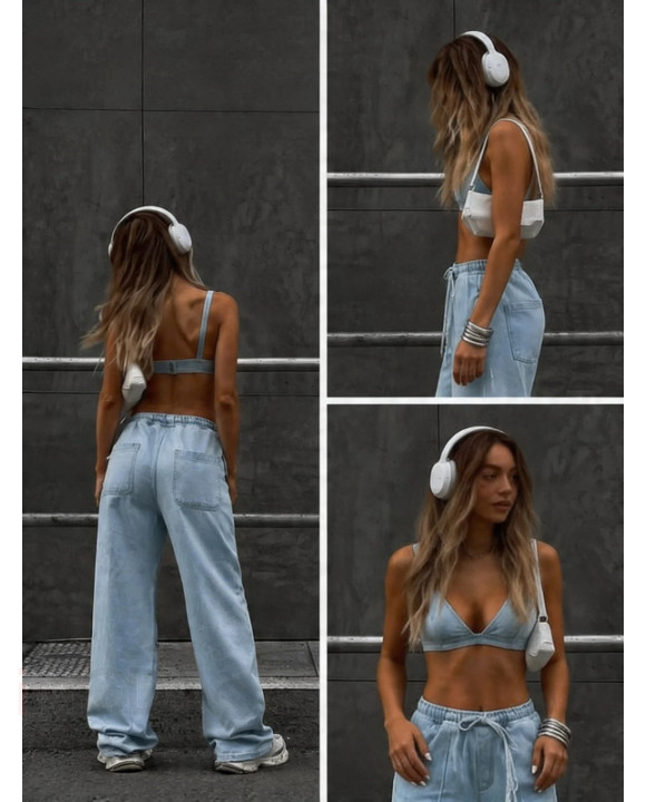 Svetlomodré rifle na gumičku-327320-20