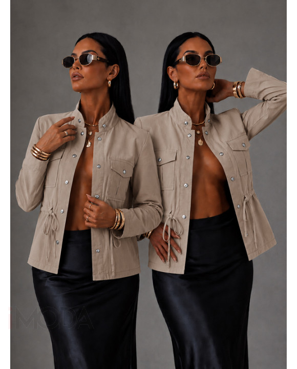 Béžová semišová bunda-330261-20