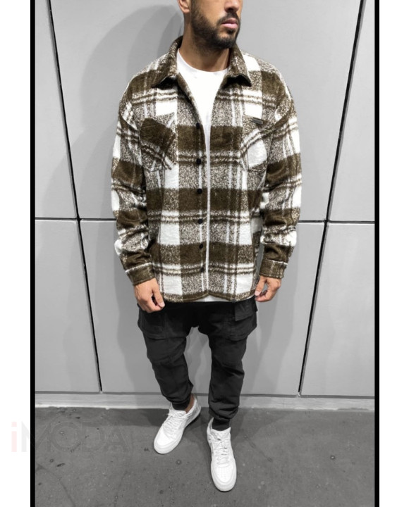 Hnedá karovaná košeľa-253726-20