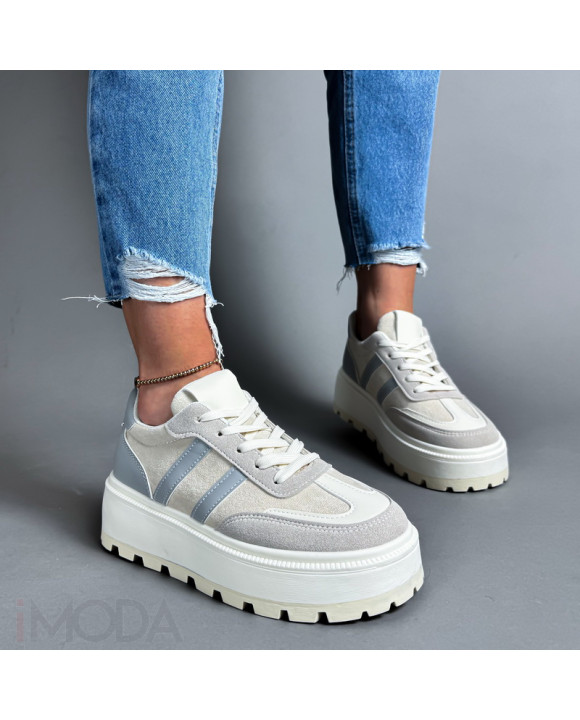 Béžovo-sivé tenisky-317523-20