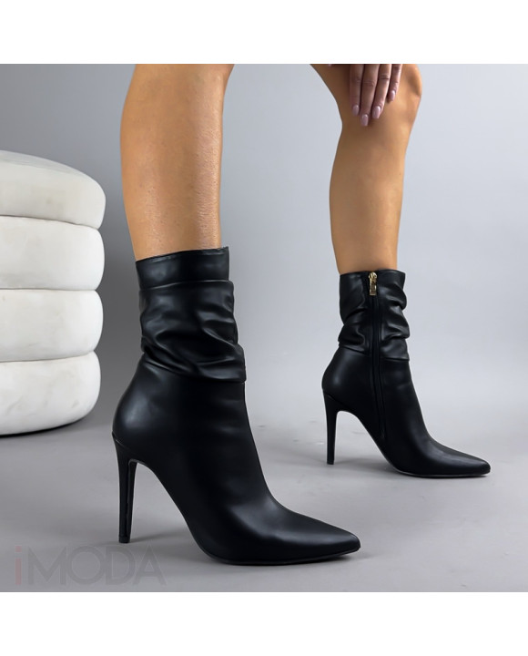 Čierne kotníkové čižmy-322961-20