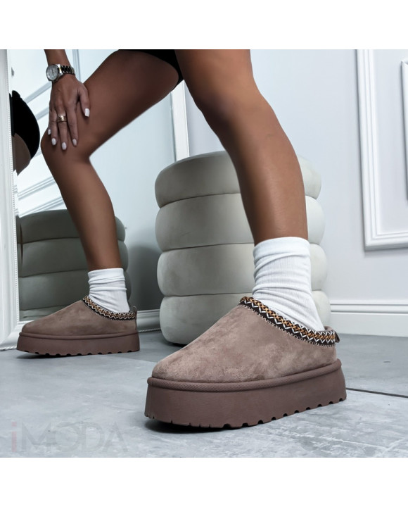 Svetlohnedá nasúvacia obuv-311350-20