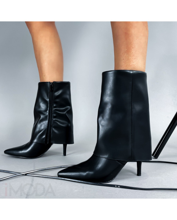 Čierne kotníkové čižmy-311991-20