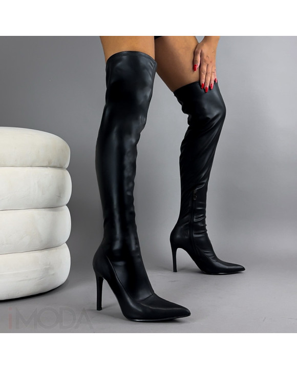 Čierne vysoké čižmy-322273-20