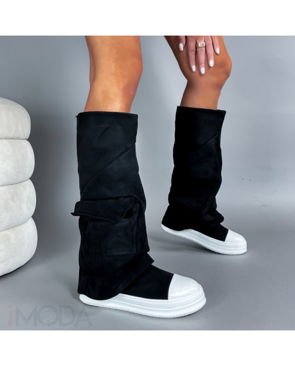 Čierne vysoké čižmy-311727-20