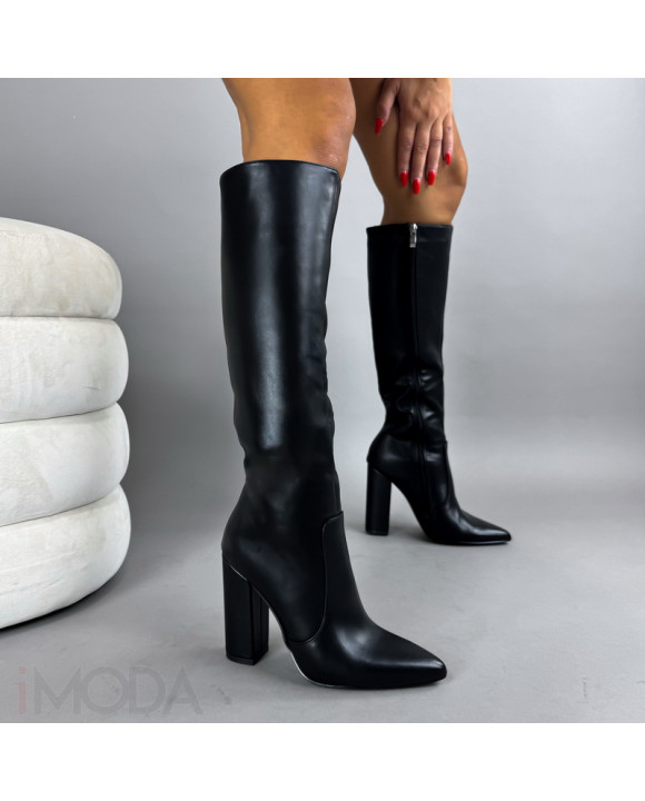 Čierne vysoké čižmy-322078-20