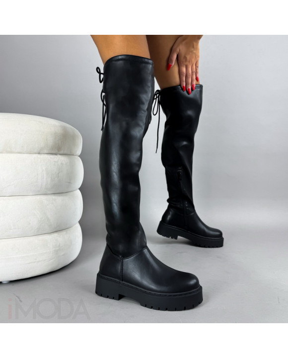 Čierne vysoké čižmy-322179-20