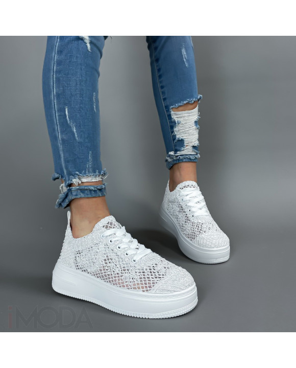 Béžové háčkované tenisky-301627-20