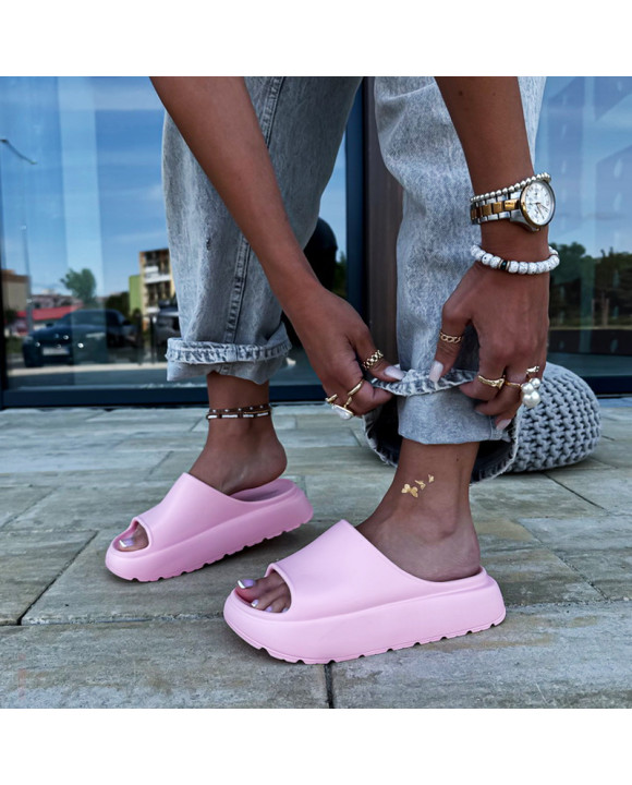 Ružové gumené šľapky-319936-20