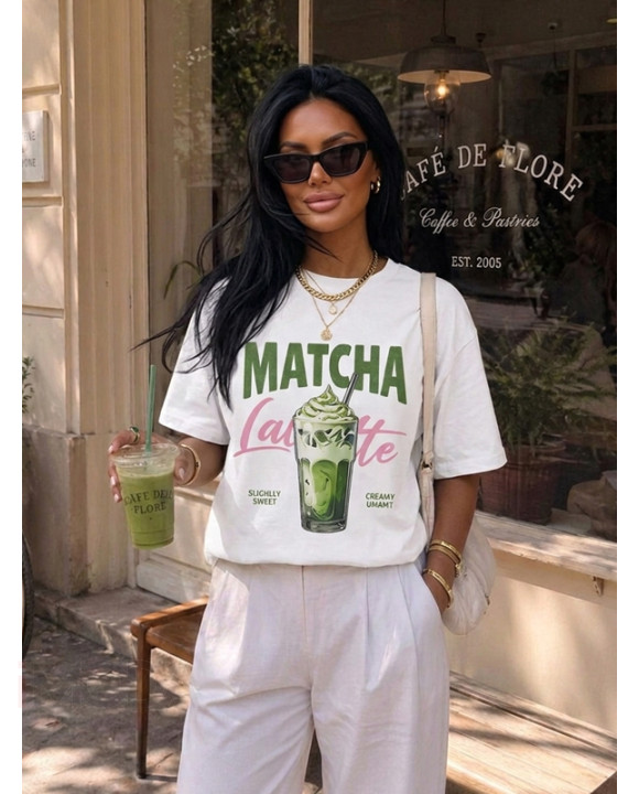 Biele tričko MATCHA-329676-20