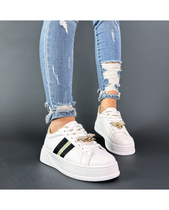 Biele tenisky s ozdobou-298730-20