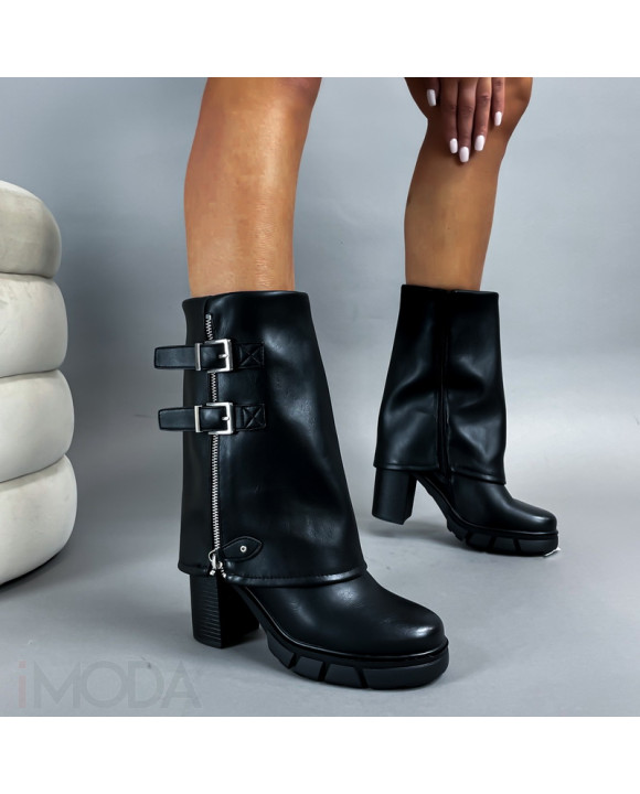 Čierne vysoké čižmy-310374-20