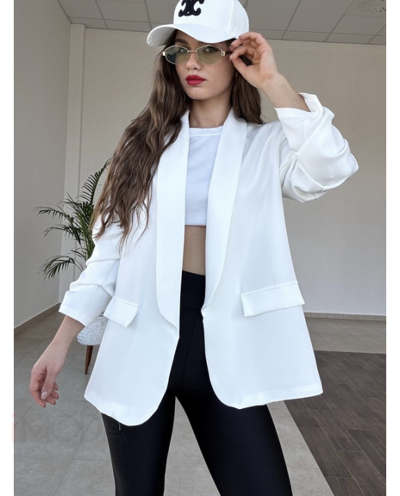 Biele elegantné sako-317952-20