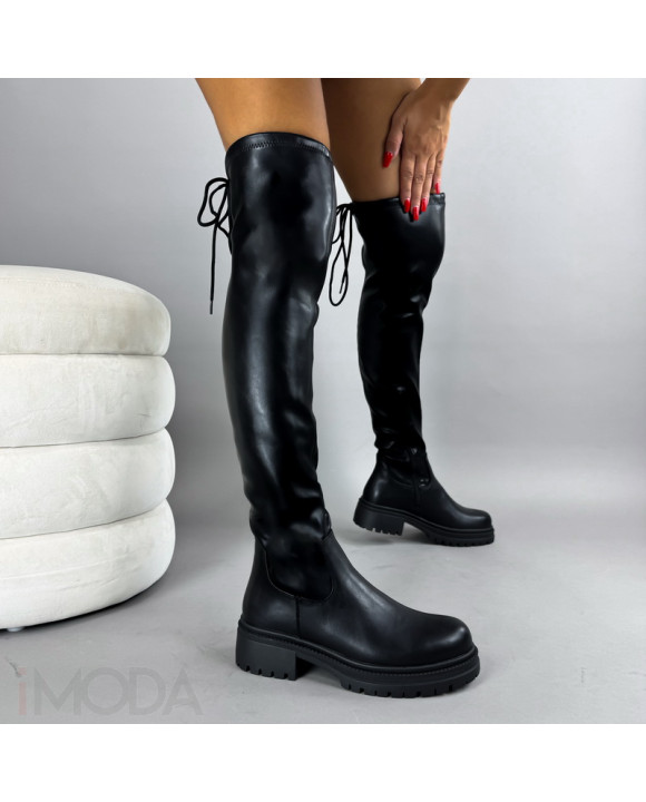 Čierne vysoké čižmy-322187-20