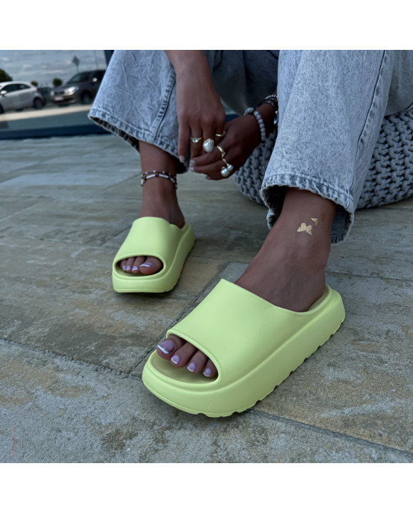 Žlté gumené šľapky-319935-20