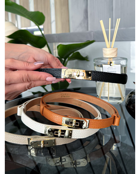 Čierny kožený opasok-318015-20