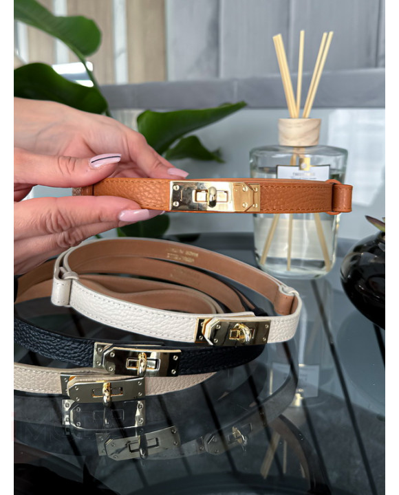 Hnedý kožený opasok-318014-20