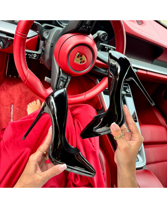 Čierne lakované lodičky-319068-20