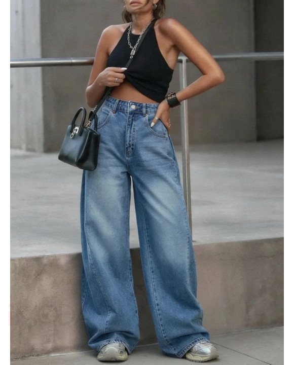 Modré široké rifle-327369-20