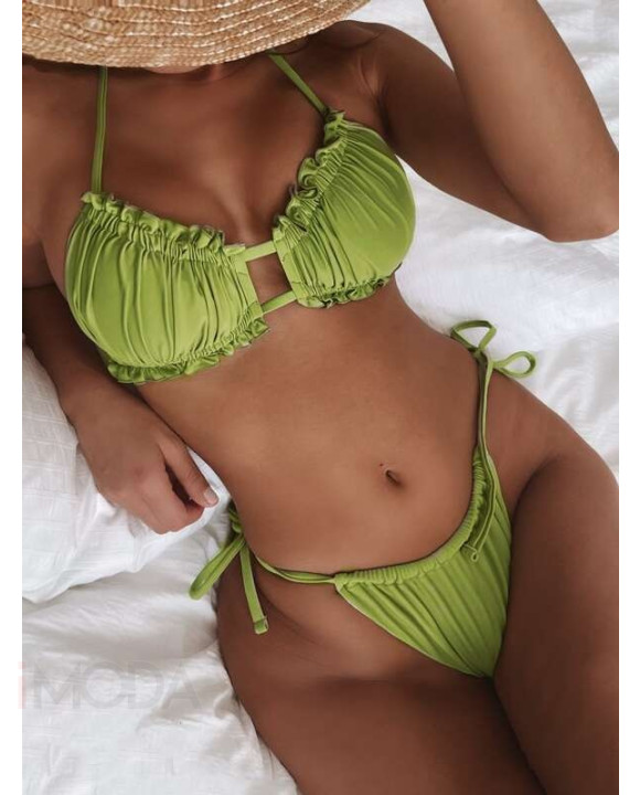 Zelené dvojdielne plavky-287560-20