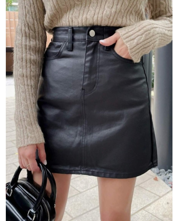 Čierna koženková sukňa-299753-20