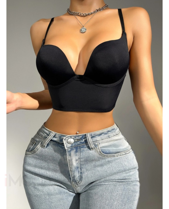 Čierna push-up podprsenka-304572-20