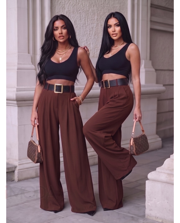 CHOCCO široké nohavice s opaskom-329828-20
