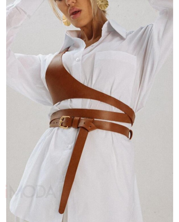 Fashion hnedý opasok-293417-20