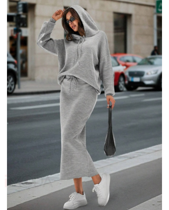 Sivý sukňový komplet-310645-20