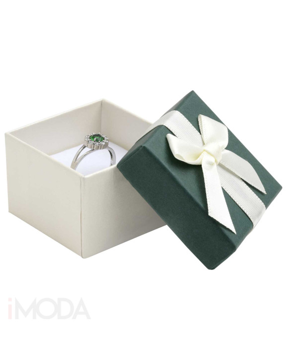 Zelená papierová darčeková krabička s mašľou-278234-20