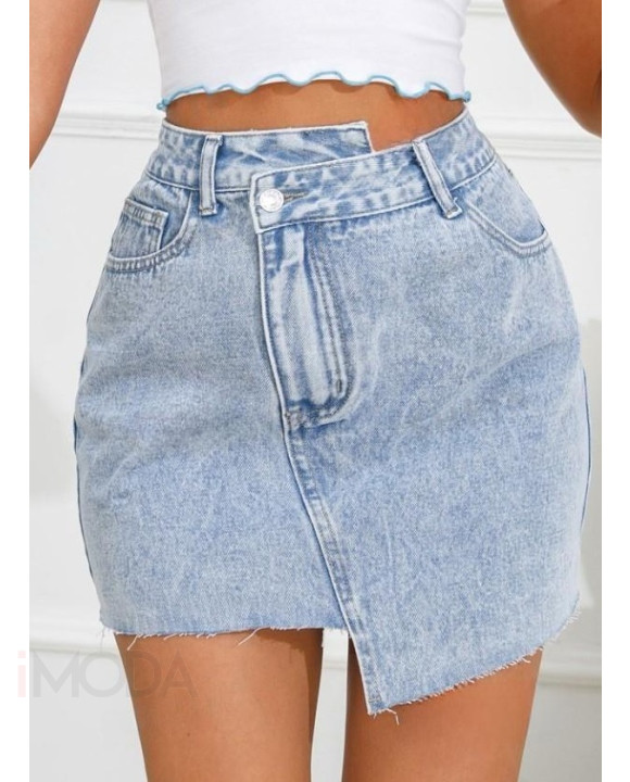 Denimová krátka sukňa-300256-20