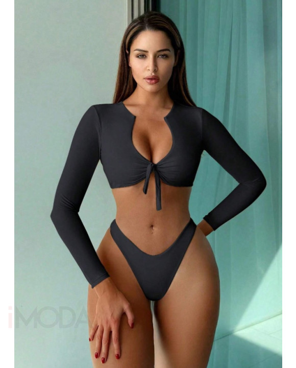 ČIERNE DVOJDIELNE PLAVKY-317598-20