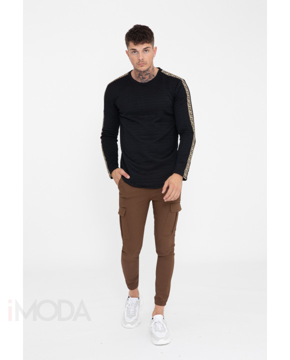 Čierna mikina s potlačou-245815-20