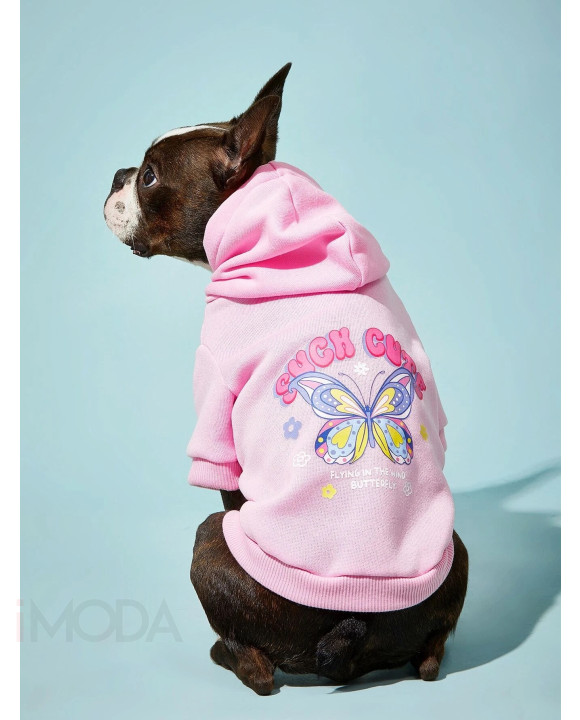 Ružová mikina pre psa-275694-20