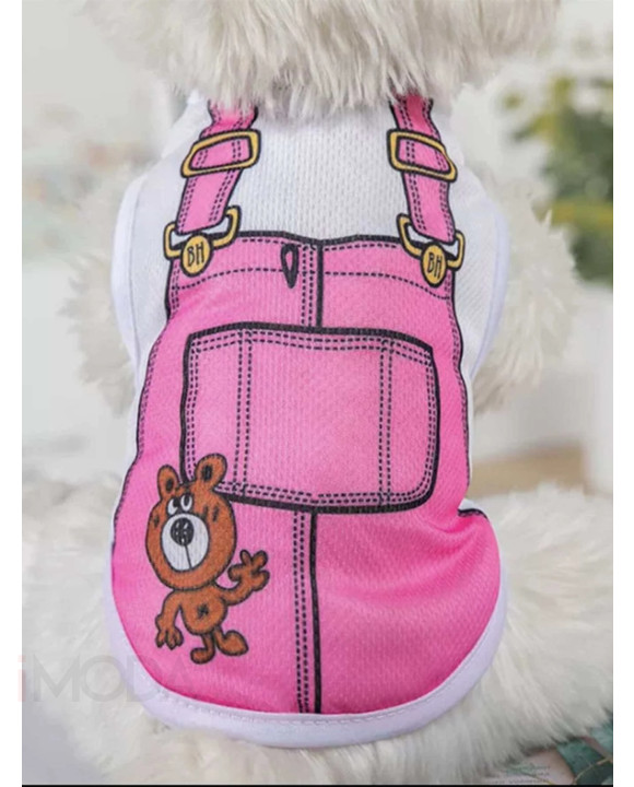 Ružový top pre psa-275909-20