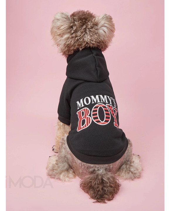 Čierna mikina pre psa-275697-20