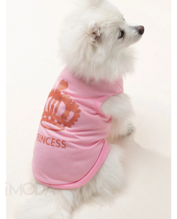 Ružový top pre psa-275917-20