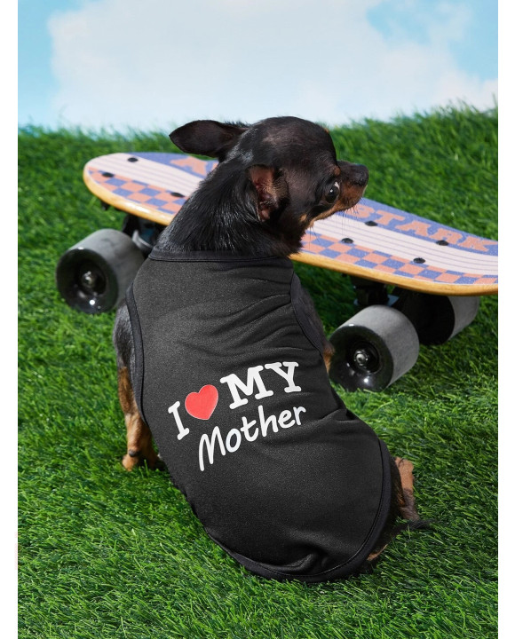 Čierny top pre psa-275876-20