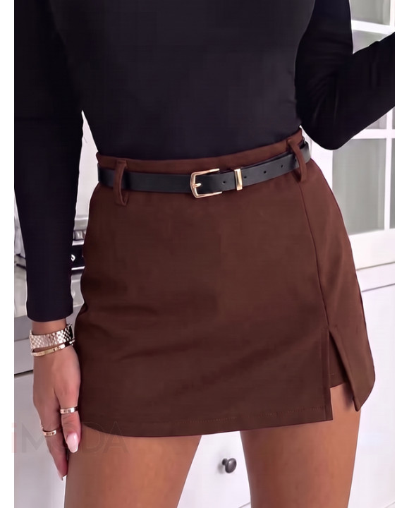 CHOCO kraťasová sukňa s opaskom-329864-20