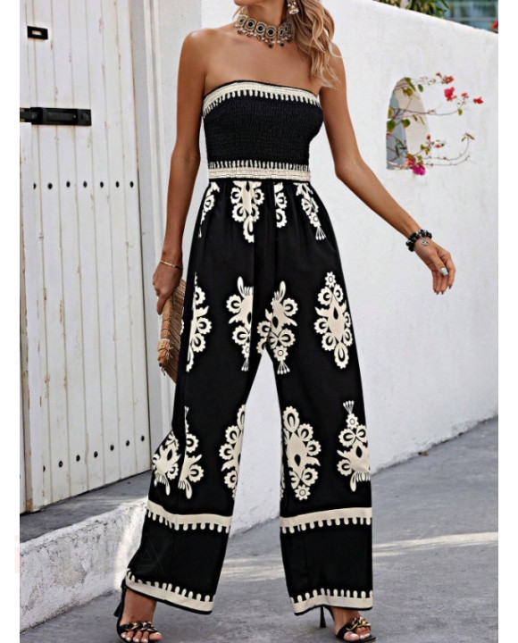 Čierny vzorovaný overal-305893-20