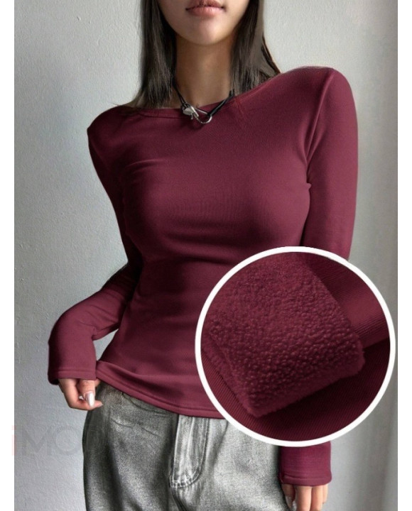 Bordový zateplený top-311685-20