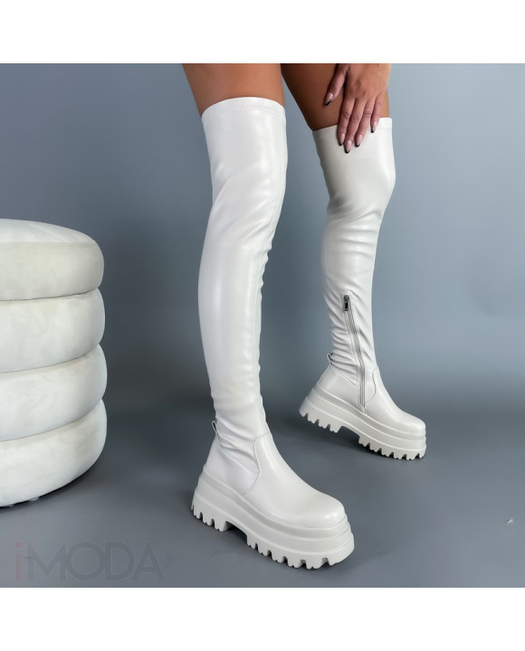 Béžové vysoké čižmy-294254-20