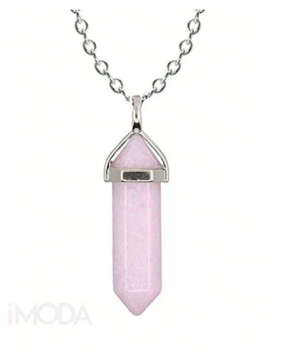 Oceľový náhrdelník s kryštálom-319422-20