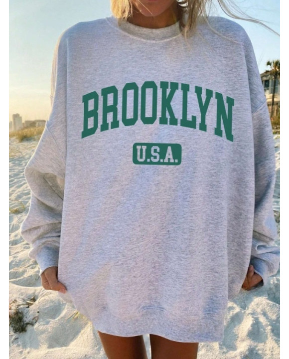 Sivá mikina BROOKLYN-308356-20