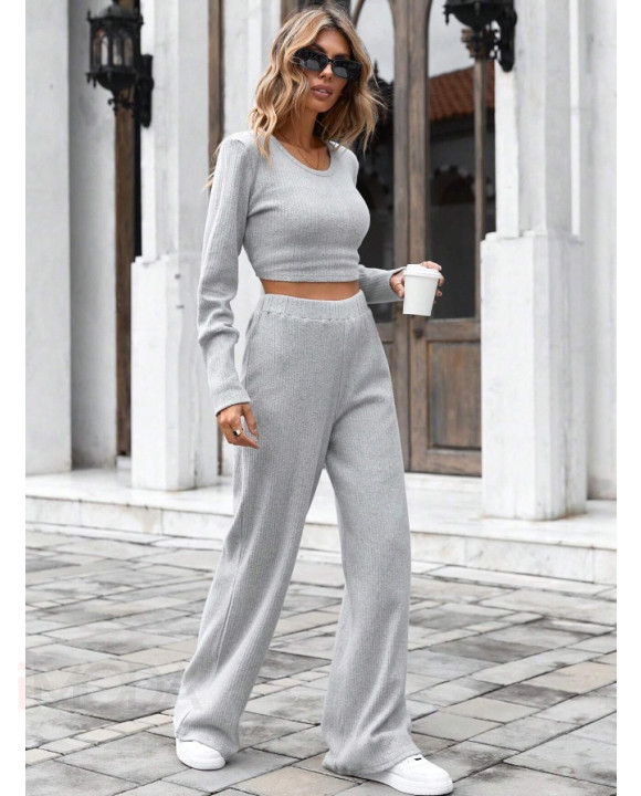 Sivá vrúbkovaná súprava-308497-20