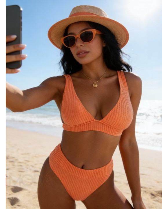 Oranžové dvojdielne plavky-325400-20